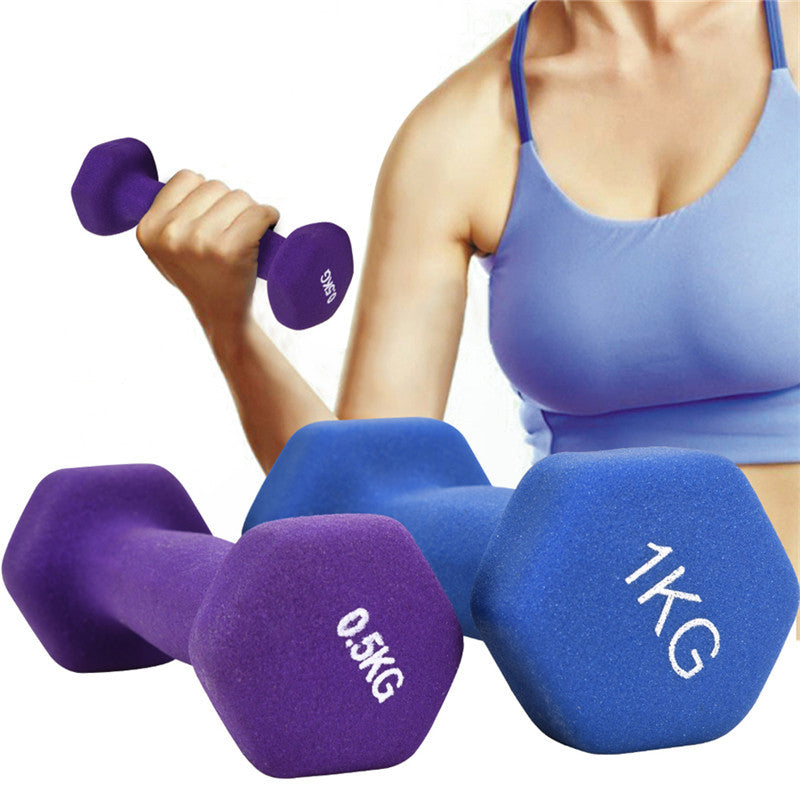 Revolutionize Your Home Workouts with the Household Dipped Matte Dumbbell