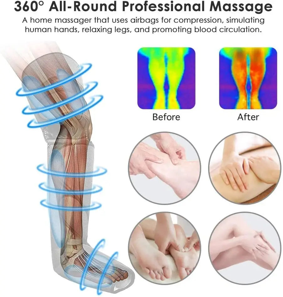 Experience Ultimate Relaxation with the Foot Air Pressure Leg Massager