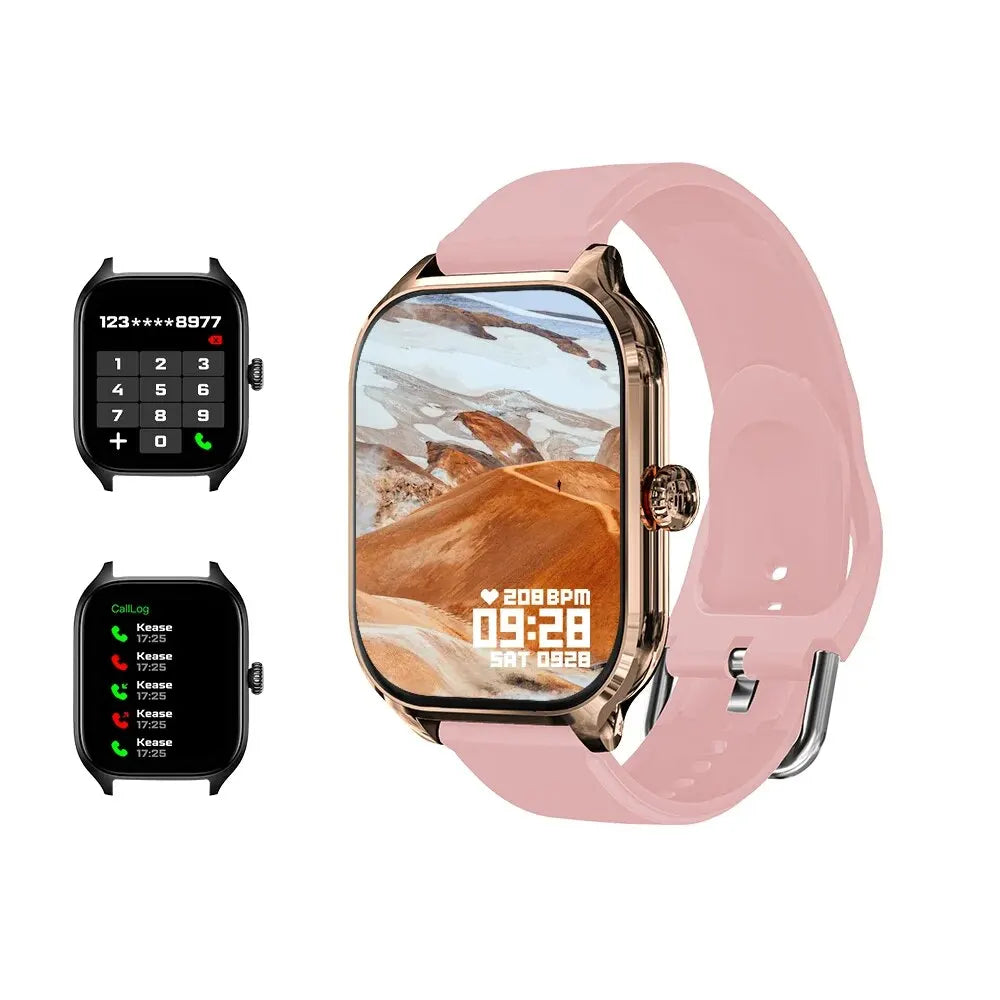 LAXASFIT New H9 Men's and Women's Smartwatch 2025 Sports Smartwatch DIY Surface Bluetooth Talking Smartwatch for Android IOS