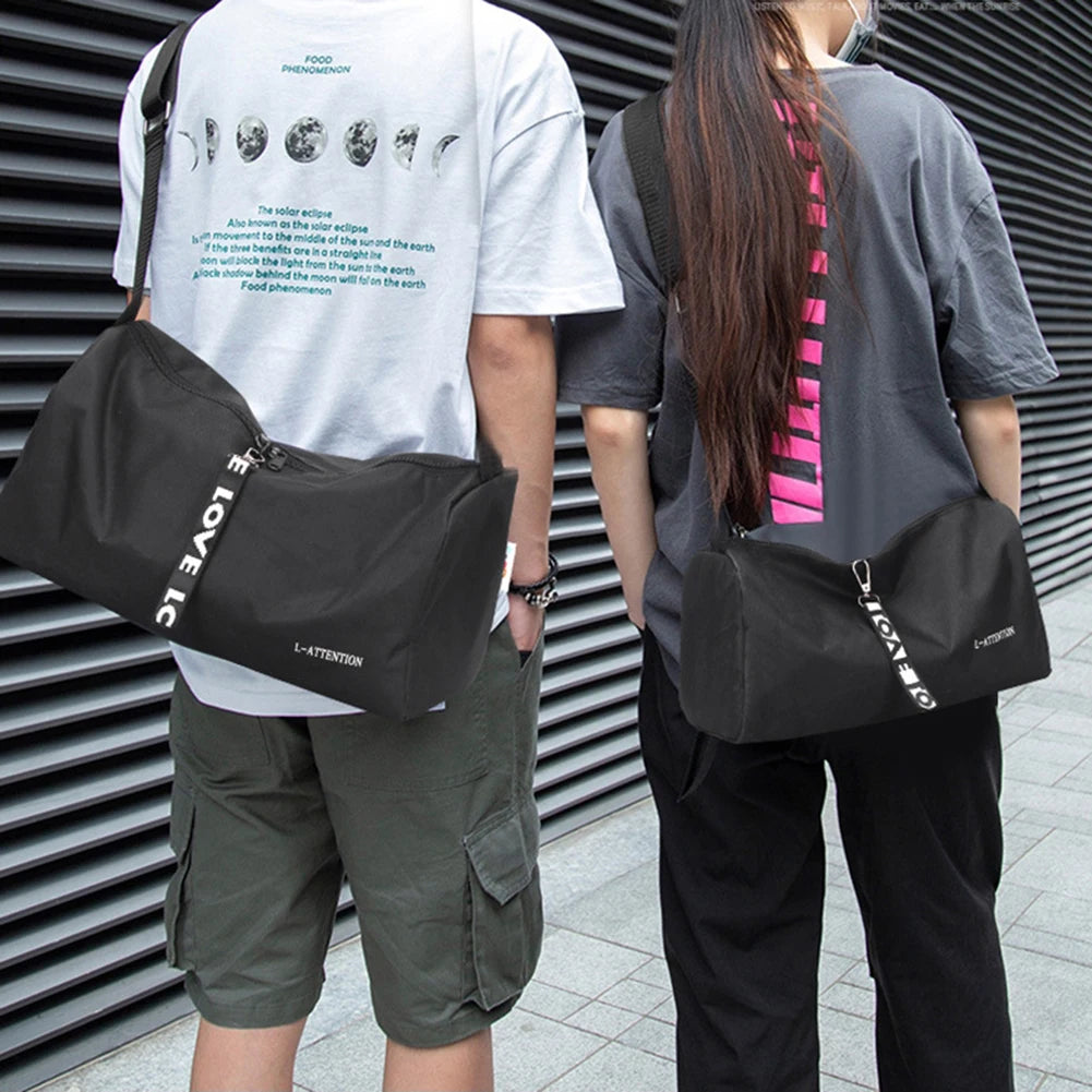 Portable Outdoor Fitness Gym Bags Multifunction 600D Nylon Adjustable Strap