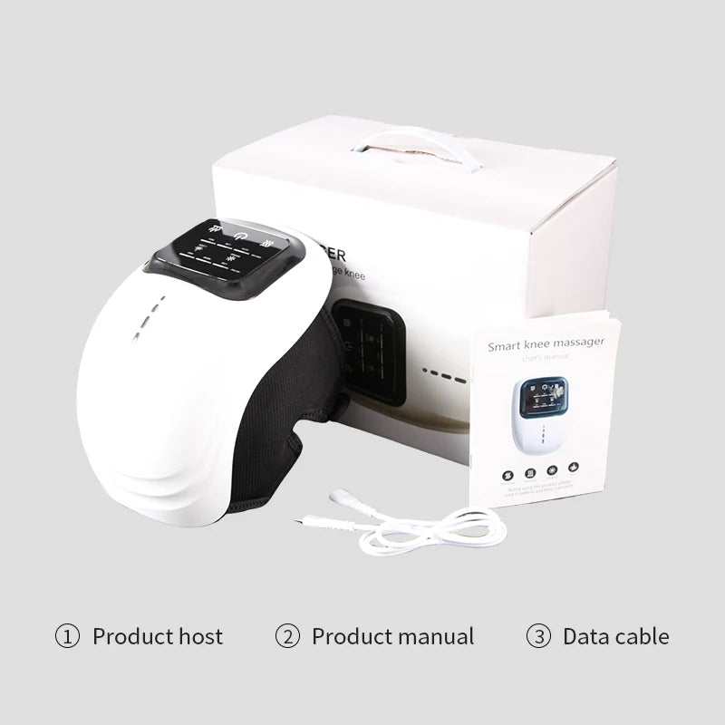 Smart Knee Massager Air Pressure Vibration Heating Infrared Knee Pain Relief Massager Elbow Shoulder Massage