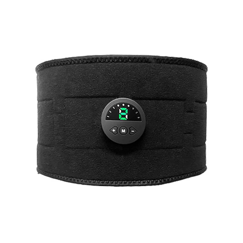 Abdominal Muscle Stimulator EMS Belly Training Belt Trainer LCD Display