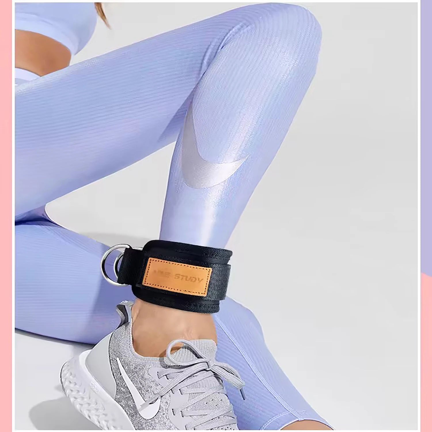 Ankle Straps Resistance Bands Set Fitness Workout Exercise Equipment Ankle Weight Yoga Elastic Fitness Band For Gym Man Woman