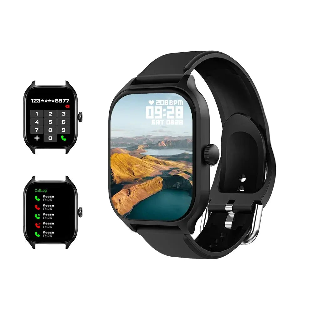 LAXASFIT New H9 Men's and Women's Smartwatch 2025 Sports Smartwatch DIY Surface Bluetooth Talking Smartwatch for Android IOS